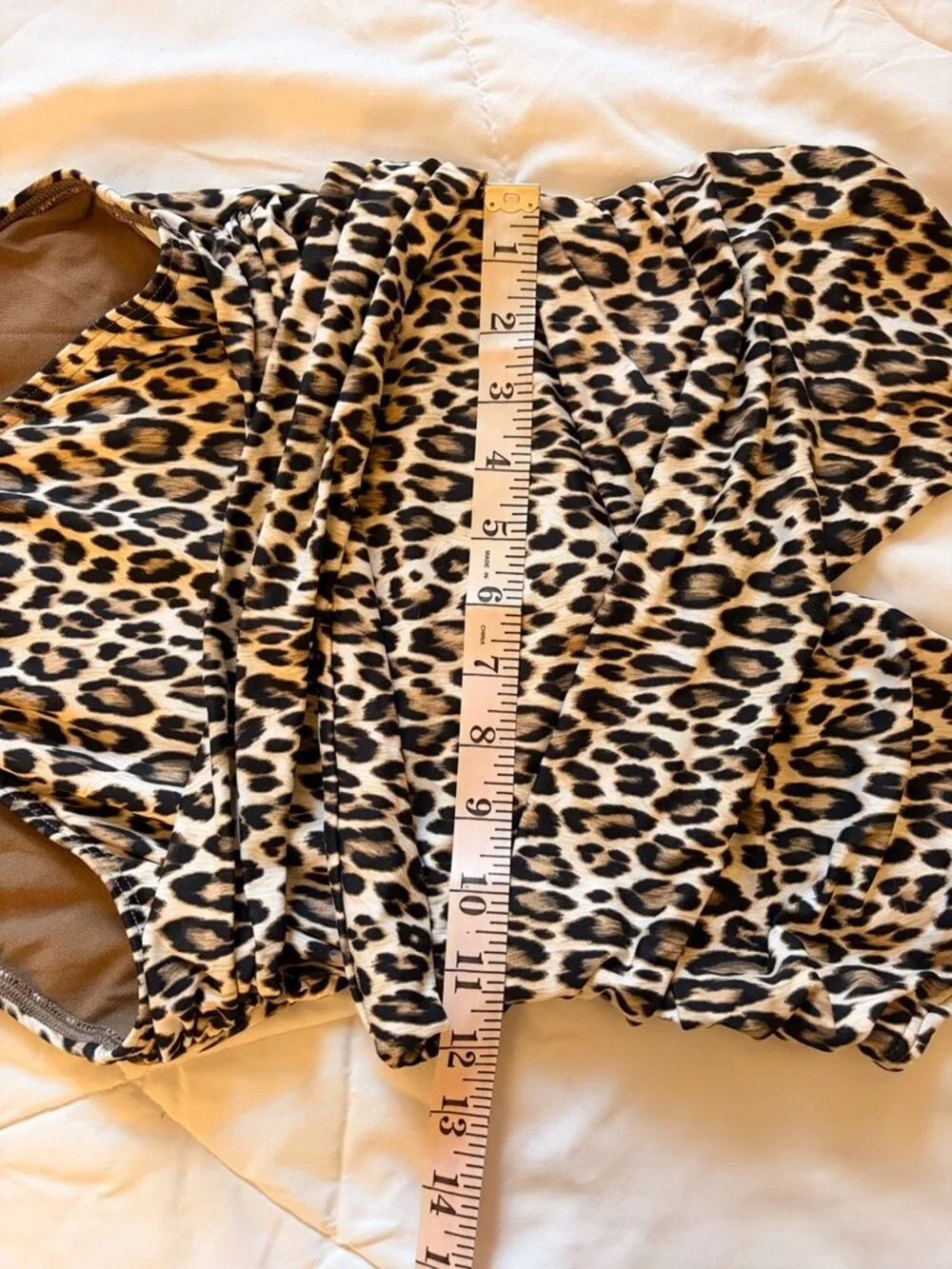 Tommy Bahama leopard print one-piece swimsuit- Size 4